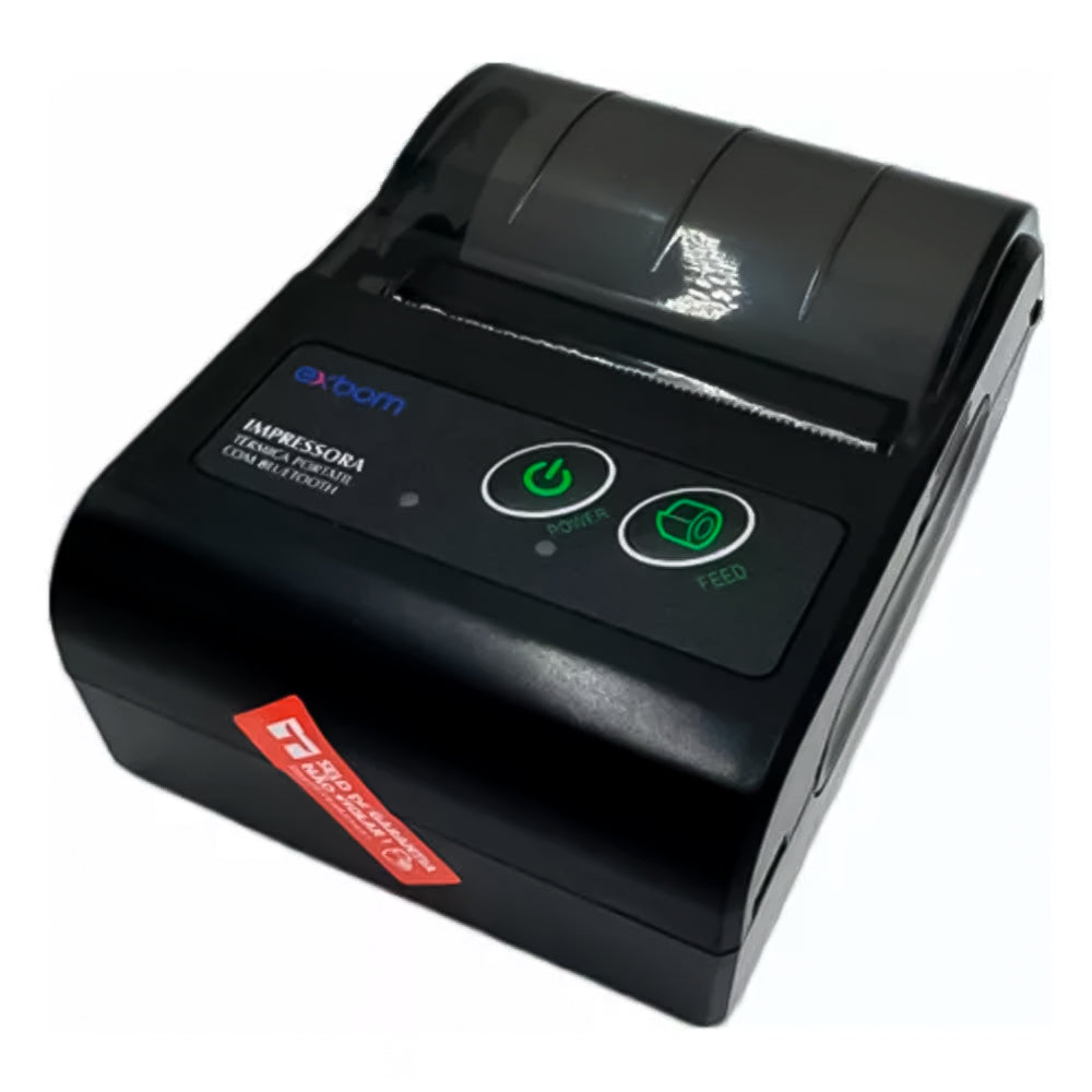Mini Impressora Termica Portatil Bateria de Lition EXBOM / IMP-TMP58ABT